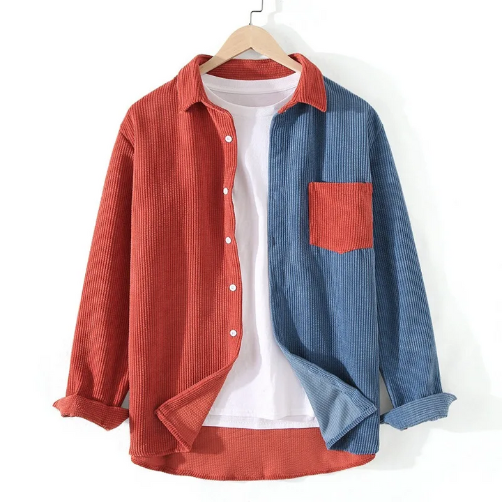 Geraldus - Camicia Abbottoni in Velluto a Coste