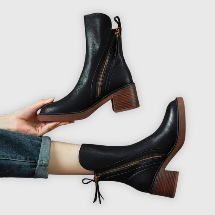 Marcy - Eleganti Stivaletti Con Tacco Blocco
