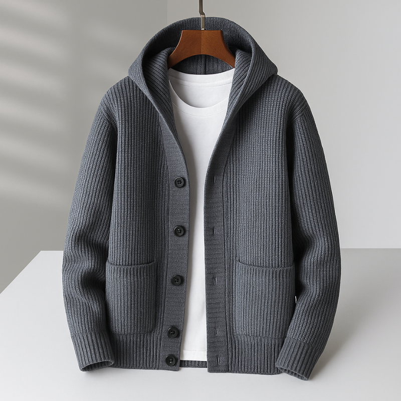 Terressa - Cardigan Lavorato A Maglia Con Bottoni