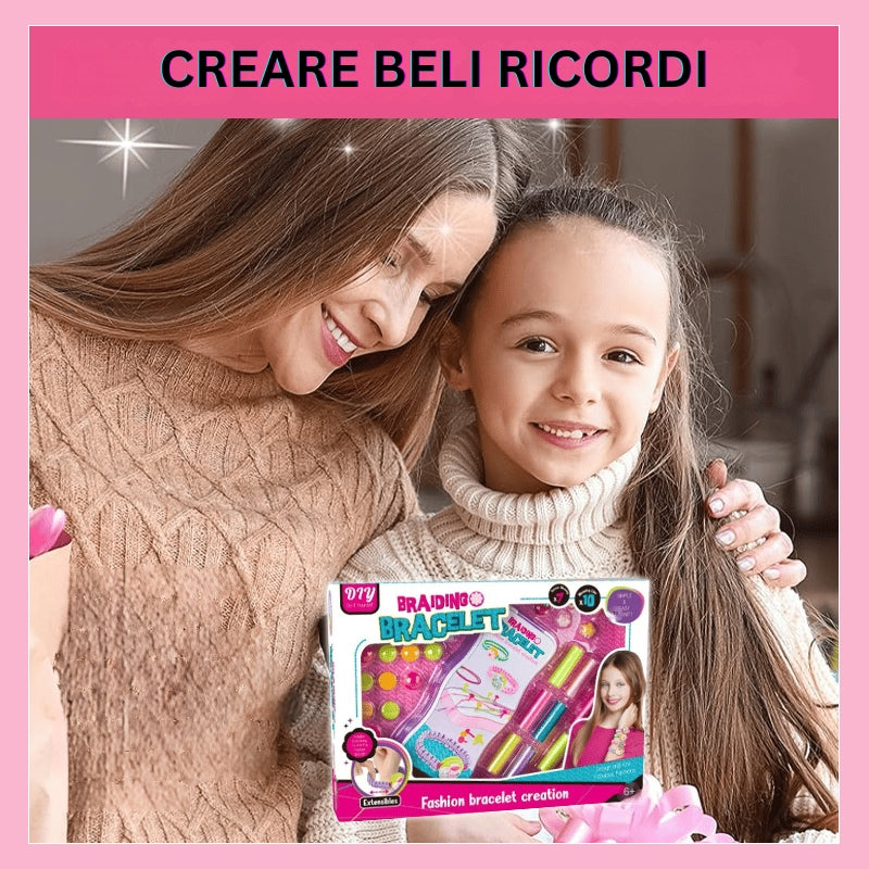 CharmCraft - Kit Fai Da Te Per Intrecciare Cordicelle a Mano