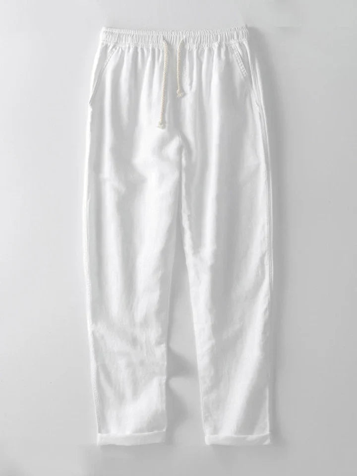 Booker - Camicia In Misto Lino Con Pantaloni Dritti