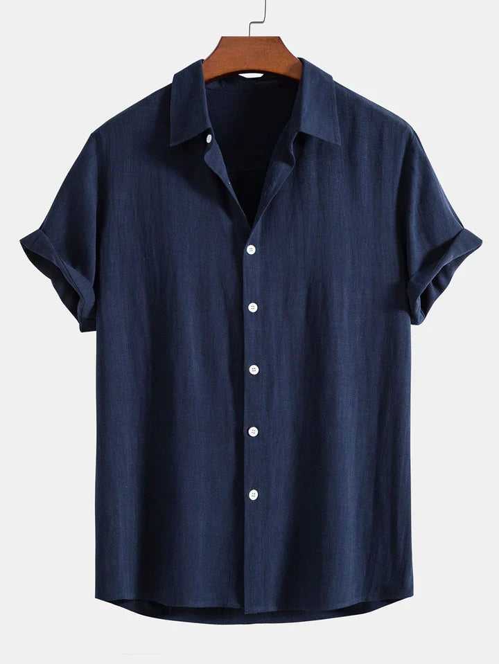 Booker - Camicia In Misto Lino Con Pantaloni Dritti