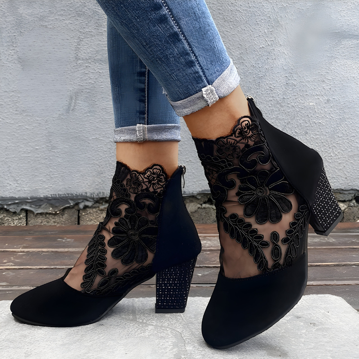 Elizaveta - Scarpe Ortopediche Con Motivo Floreale