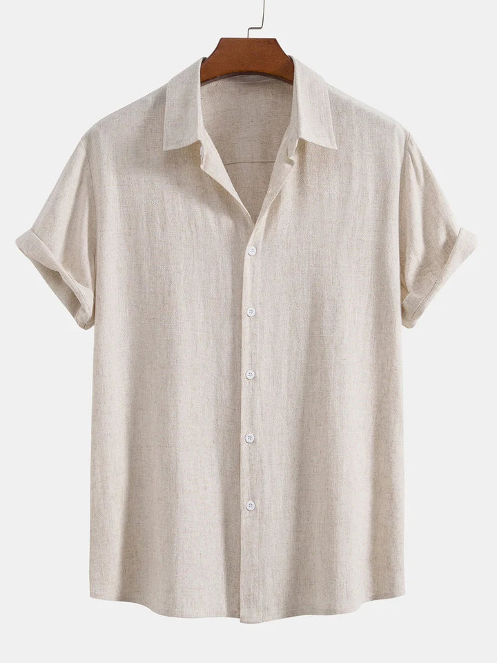 Booker - Camicia In Misto Lino Con Pantaloni Dritti