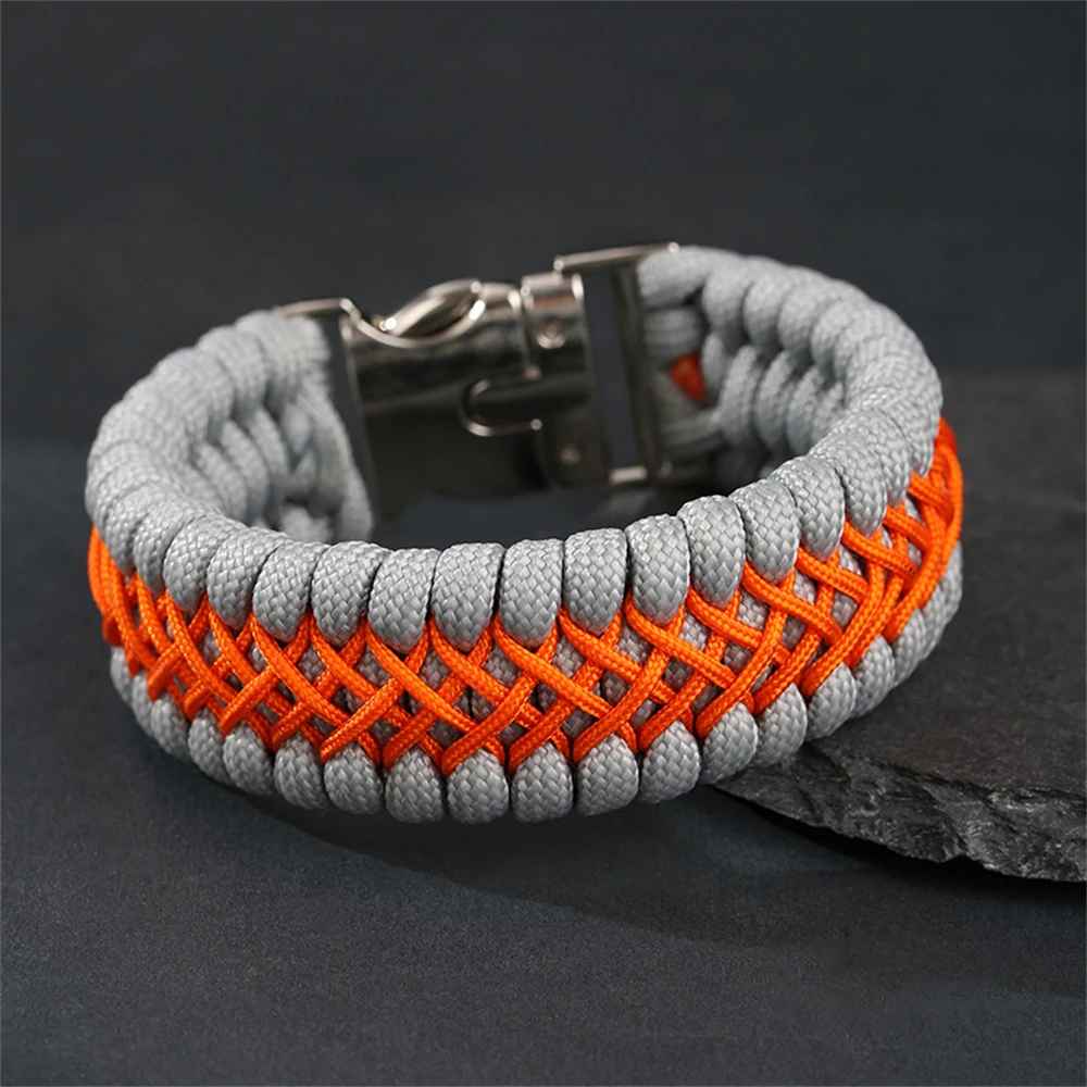 KnotVanta - Bracciale Con Cordoncino Intrecciato E Fibbia