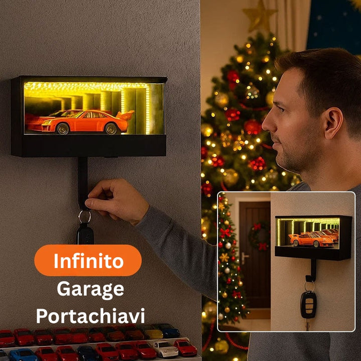 NeonMirror - Portachiavi Infinito Garage