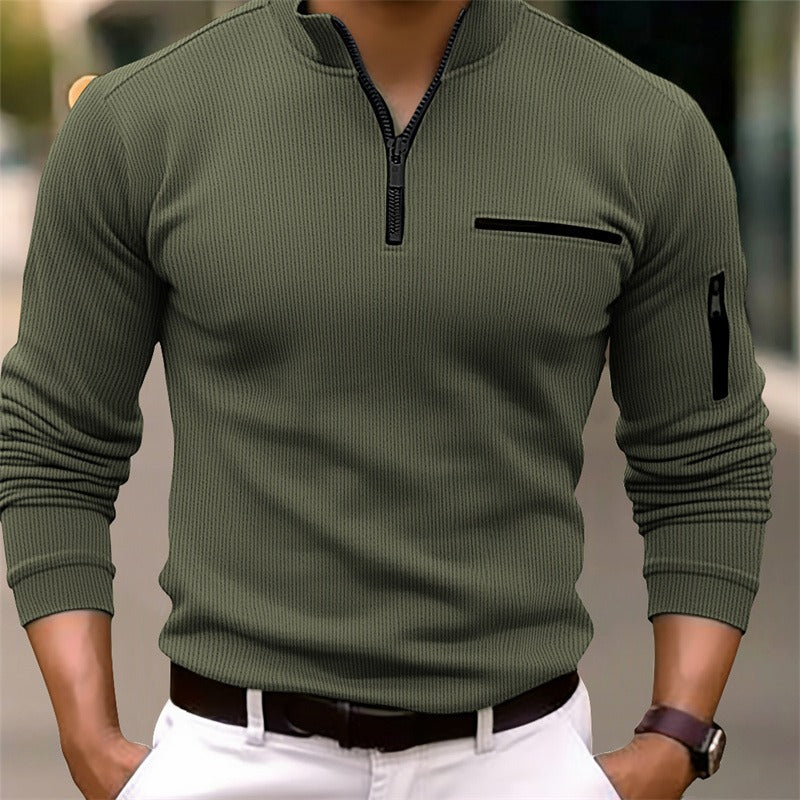 Talor - Camicia A Maniche Lunghe Con Cerniera