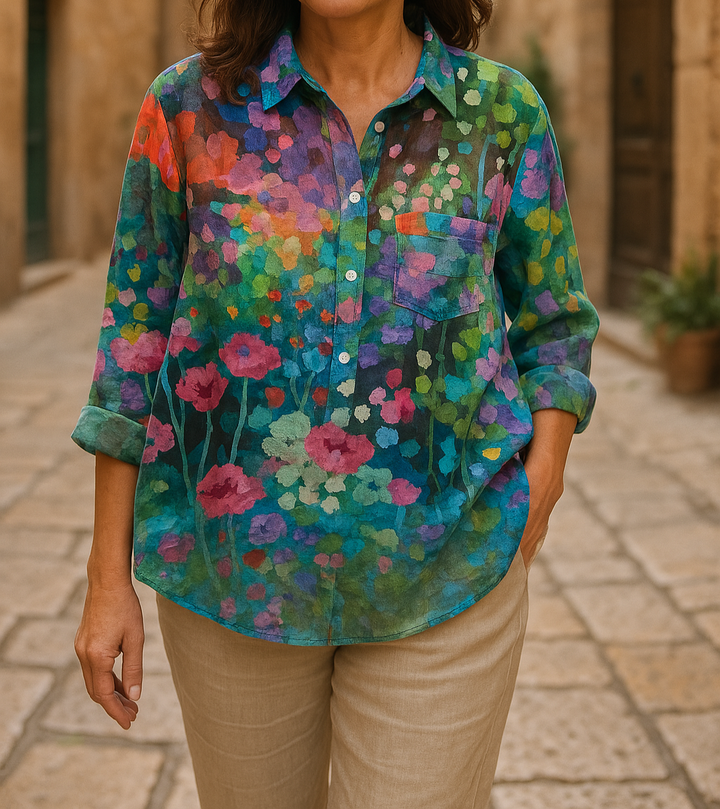 Petra - Camicetta Floreale Casual