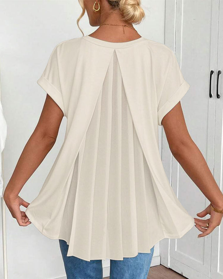 Liyanna - Maglietta a Maniche Corte in Patchwork