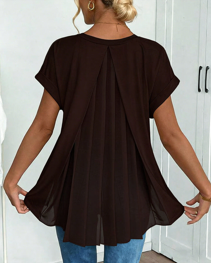 Liyanna - Maglietta a Maniche Corte in Patchwork