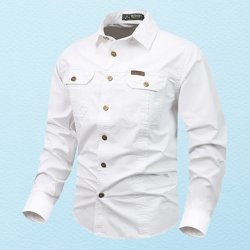 Theodor - Camicia a Maniche Lunghe Con Taschino