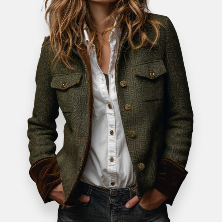 Gordi - Blazer Con Maniche Lunghe e Rifiniture In Velluto