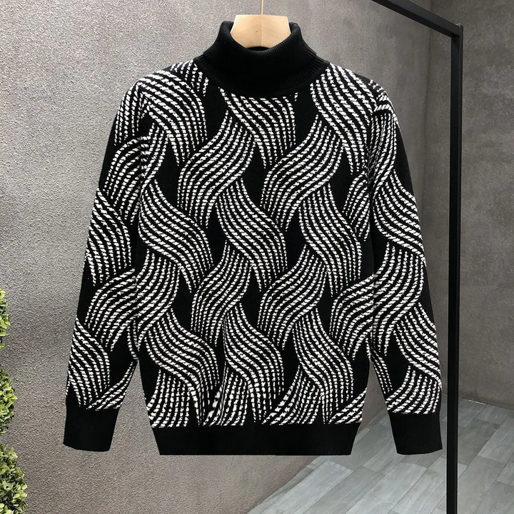 Kenzo - Maglione a Collo Alto a Maniche Lunghe