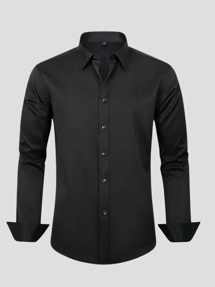 Bordon - Camicia Elasticizzata Non Stirabile Con Bottoni