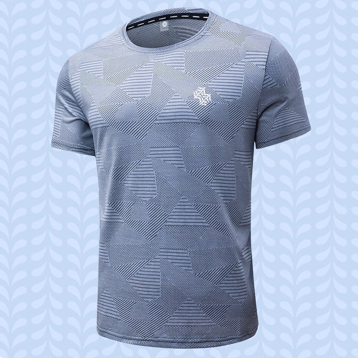 Artem - Maglietta Casual a Maniche Corte Con Scollo Rotondo