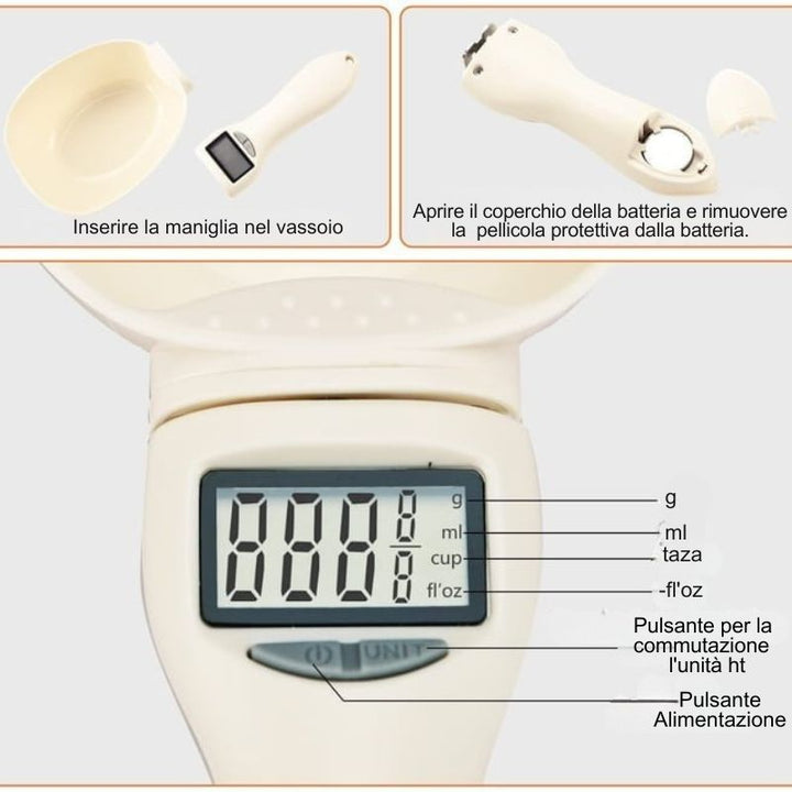NutriScale - Bilancia Per La Misurazione Degli Alimenti