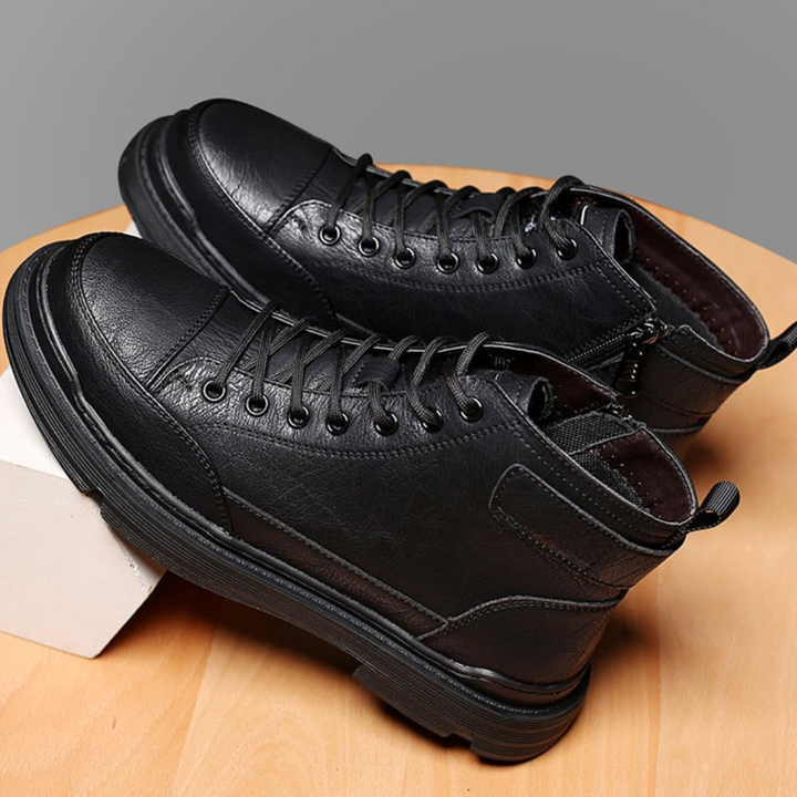 Patterson - Stivaletti Stringati In Pelle
