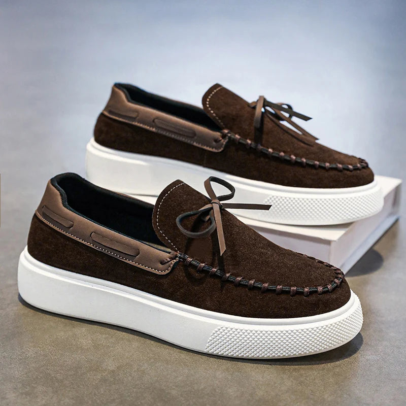 Lewas - Eleganti Scarpe in Pelle Scamosciata