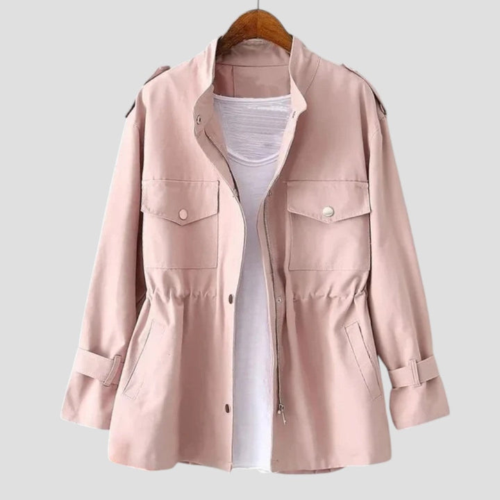 Anjelah - Giacca Casuale A Maniche Lunghe Con Tasche Multiple
