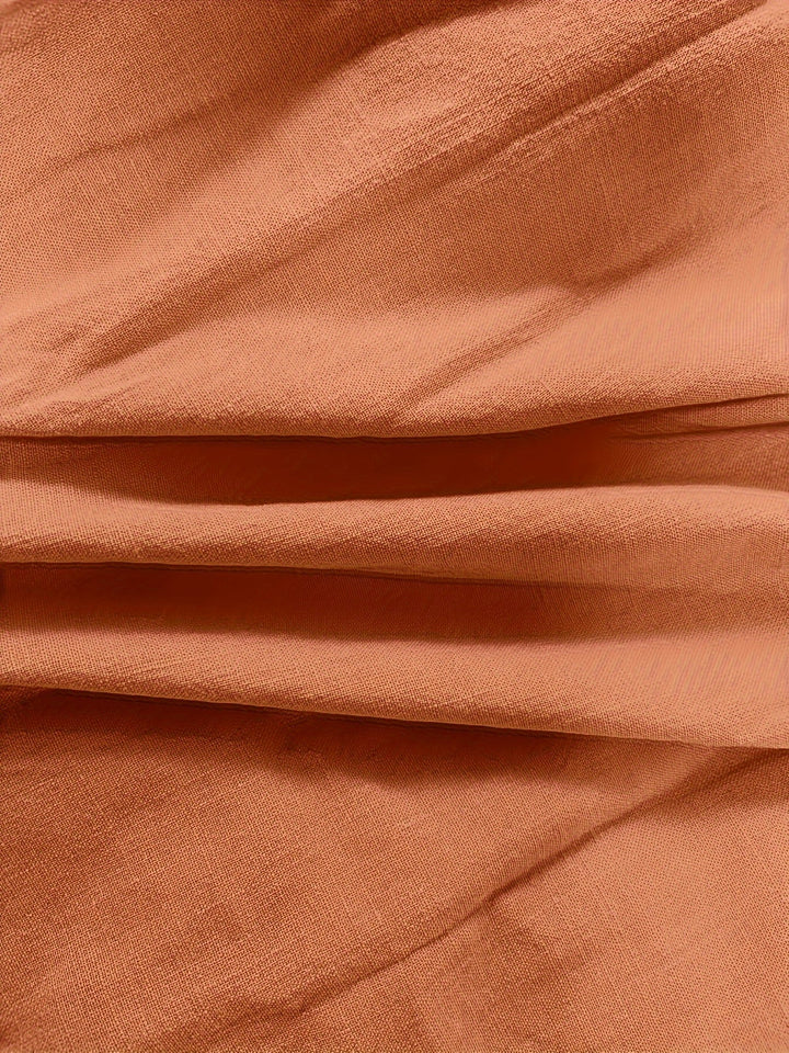 Priscilla - Camicetta A Maniche Lunghe Con Scollo a V e Abbottonatura Frontale