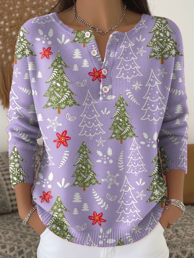 Nocchi - Maglione Natalizio Con Bottoni
