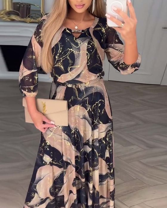 Eithne - Elegante Abito In Chiffon