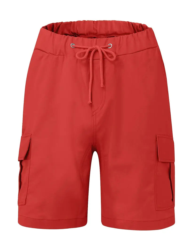 Jelte - Pantaloncini Cargo Casual Non Elasticizzati Con Coulisse
