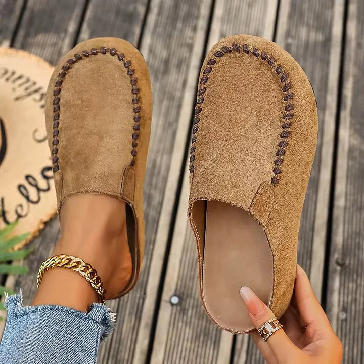 Lidja - Mules In Pelle Vintage