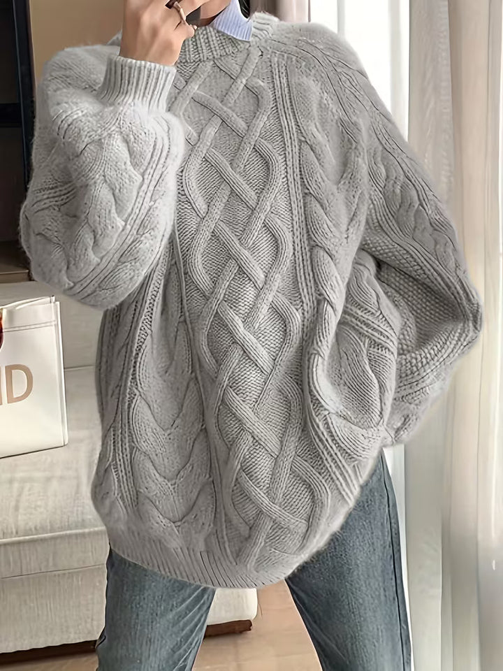 Elayra - Maglione Casual Dalla Vestibilità Ampia