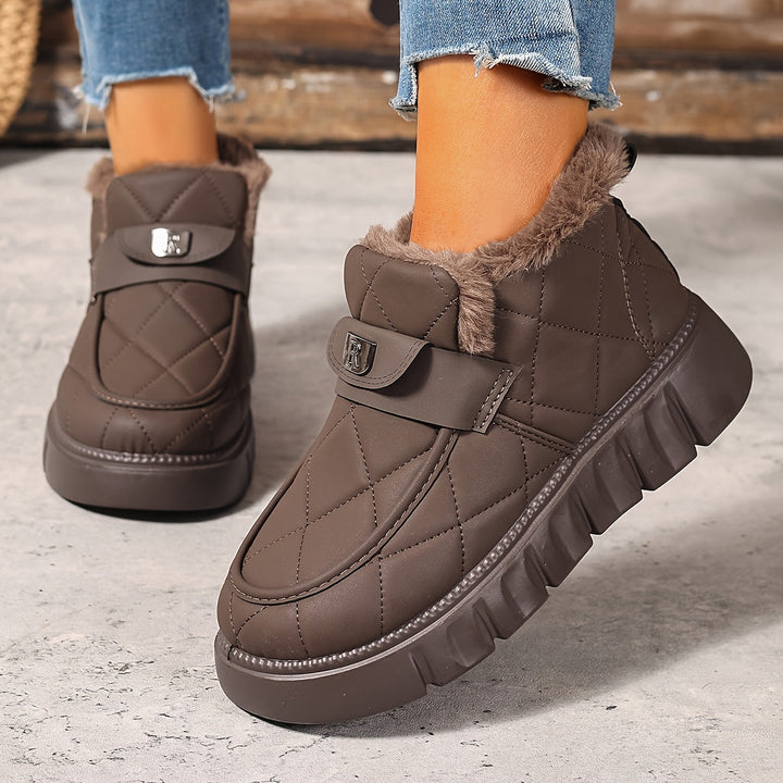 Karryna - Scarpe con Tomaia Trapuntata e Fodera Morbida