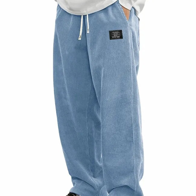 Warren - Pantaloni a Gamba Larga Con Coulisse E Tasche