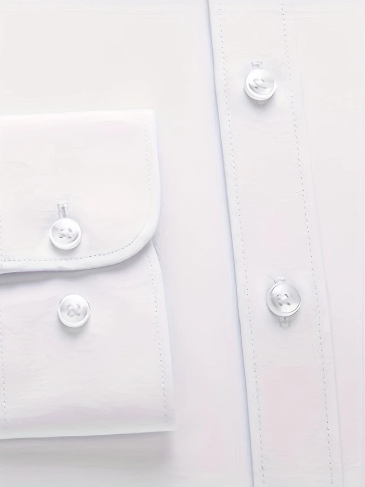 Ezra - Elegante Camicia Vestibilità Aderente Con Bottoni