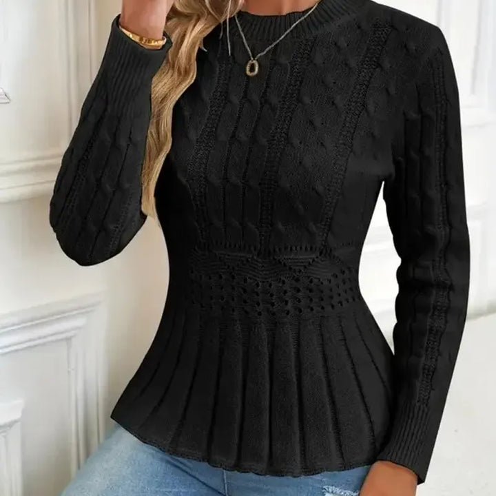 Bellie - Maglione a Girocollo Lavorato a Maglia Grossa