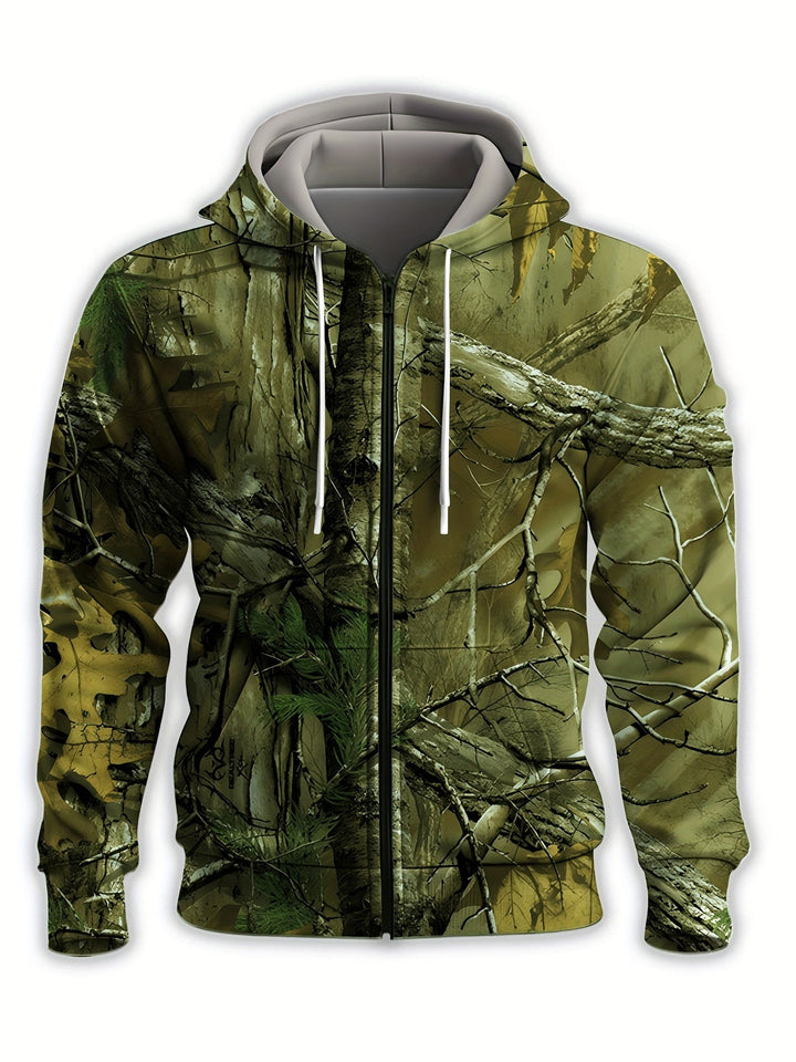Whitaker - Filiale Stampato Felpa con cappuccio Con Zip