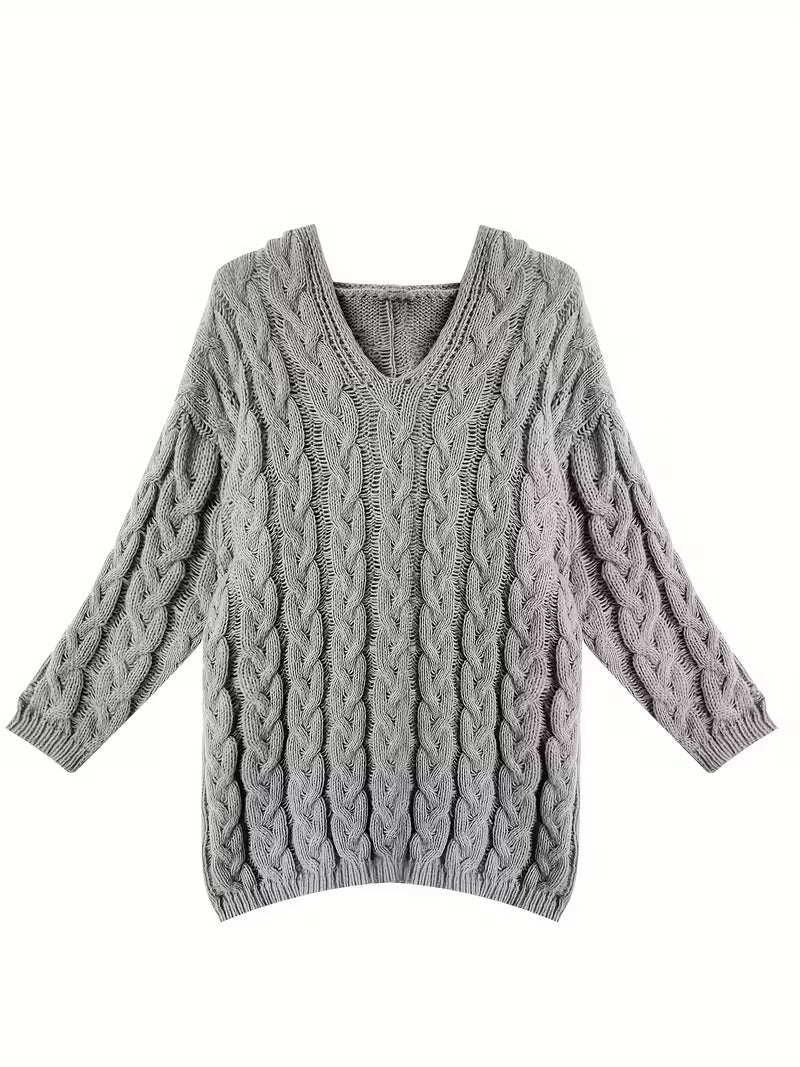Miette - Maglione Informale a Maniche Lunghe In Maglia