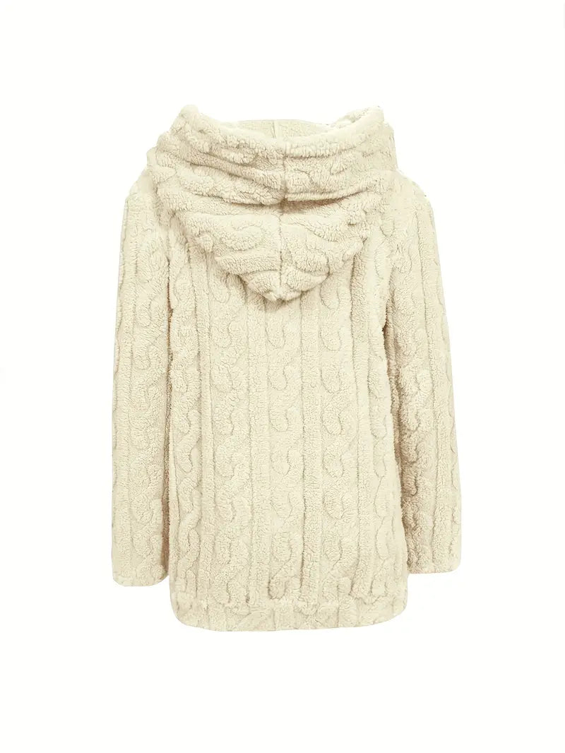 Ganka - Felpa Con Cappuccio e Zip a Maniche Lunghe