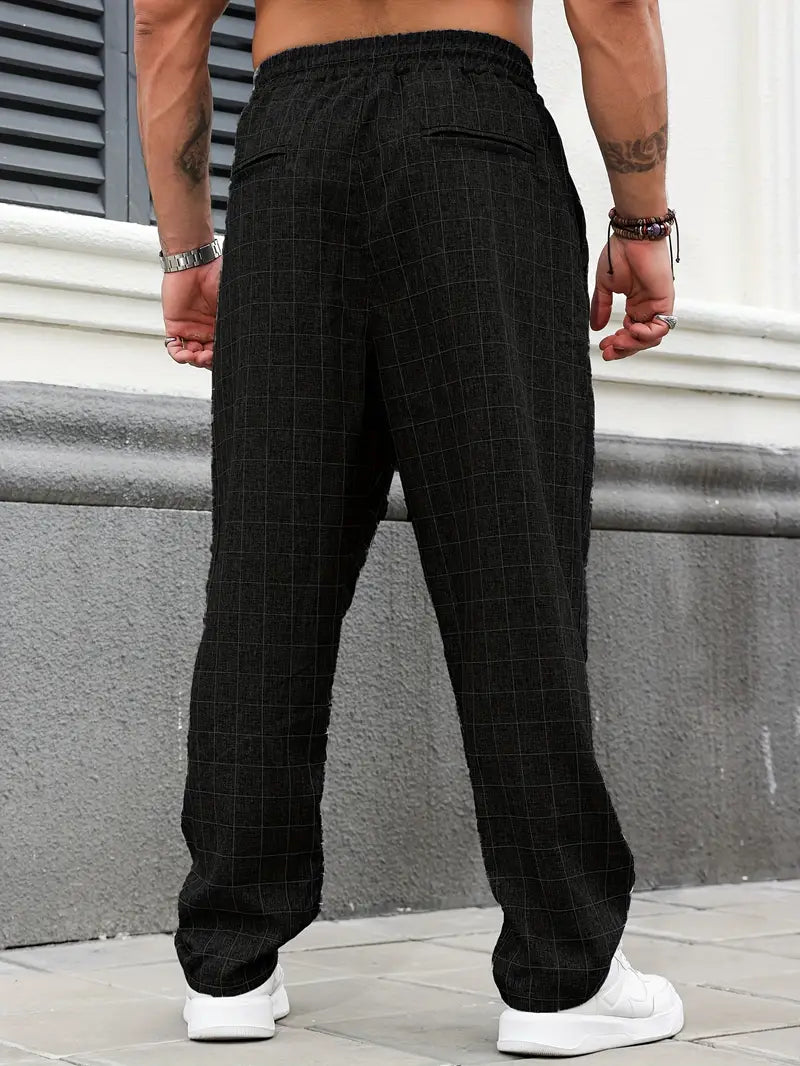 Rodolfo - Traspirante Plaid Stampa Pantaloni