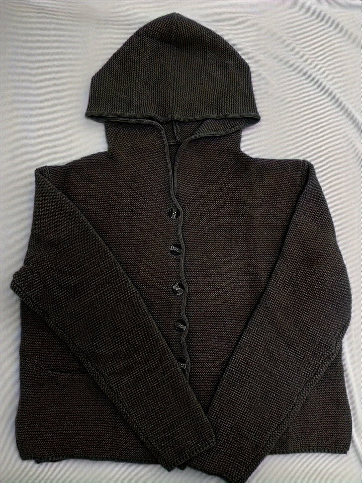 Jadia - Cardigan A Maniche Lunghe In Maglia