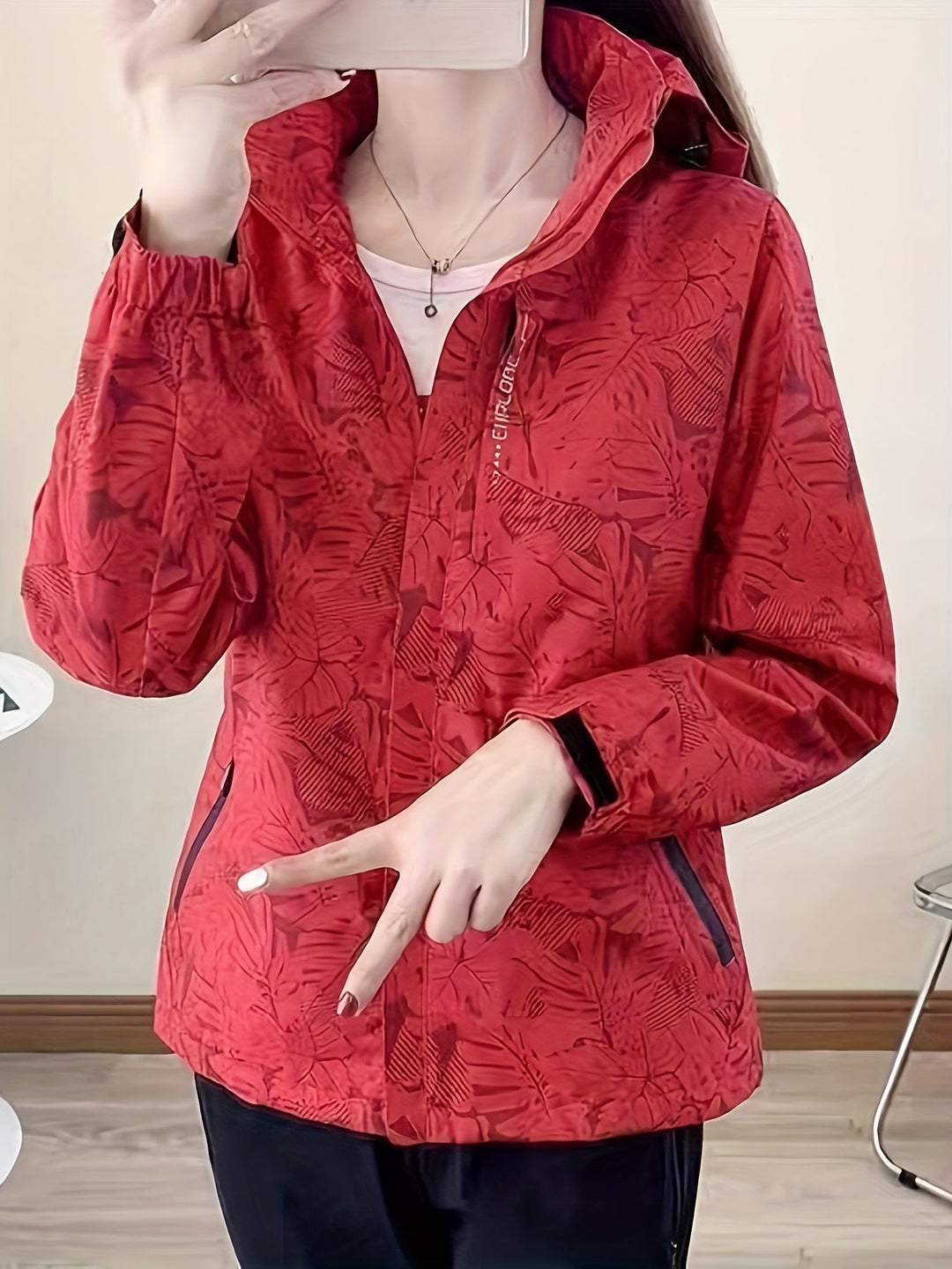Joana - Giacca Stampata Antivento