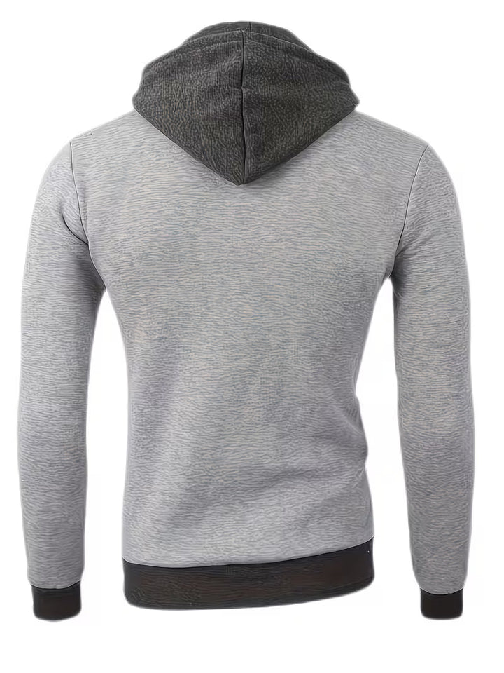 Griffiths - Felpa con Cappuccio,Maniche Lunghe e zip a un Quarto
