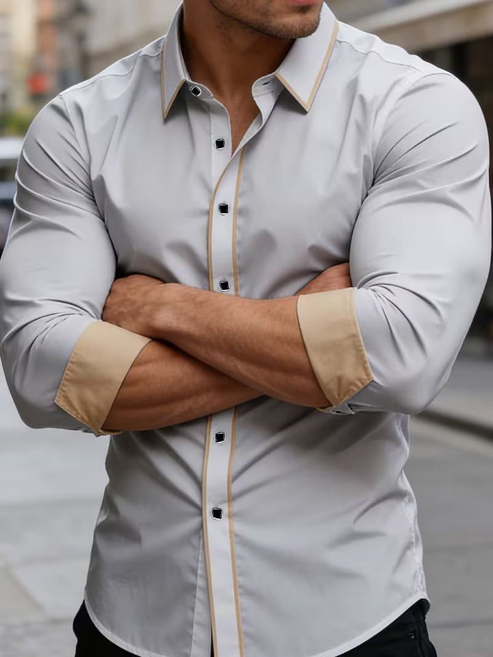 Daven - Camicia Business Vestibilità Slim Casuale