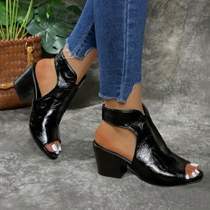 Thomis - Sandali Antiscivolo In Pelle Con Punta Aperta