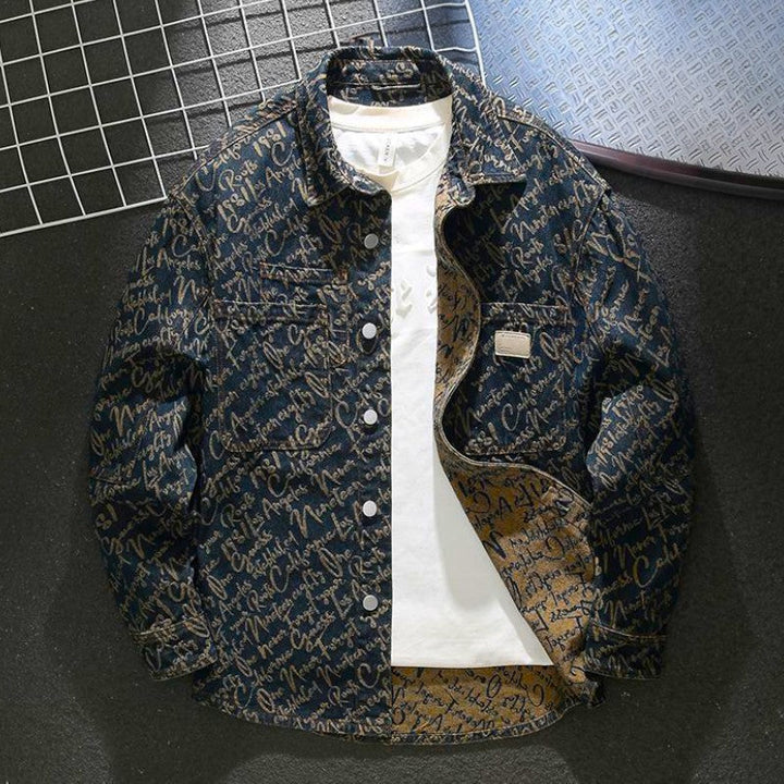 Godfrey - Giacca in denim Scripture