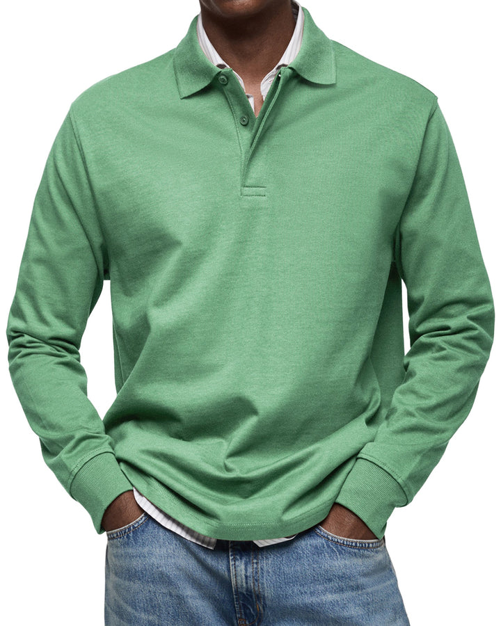 Elhanan - Elegante Polo a Maniche Lunghe