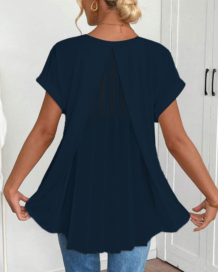 Liyanna - Maglietta a Maniche Corte in Patchwork