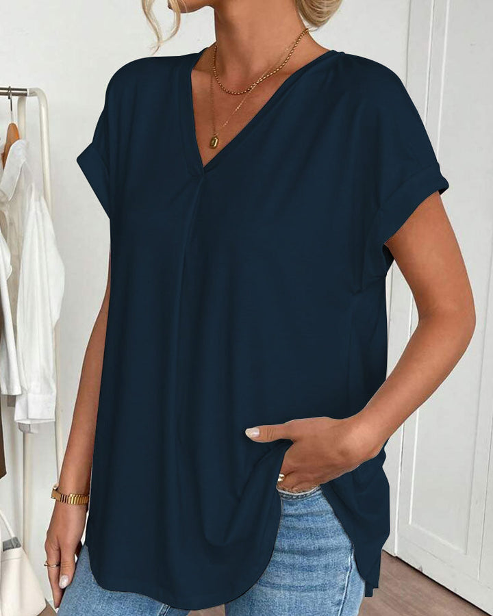 Liyanna - Maglietta a Maniche Corte in Patchwork