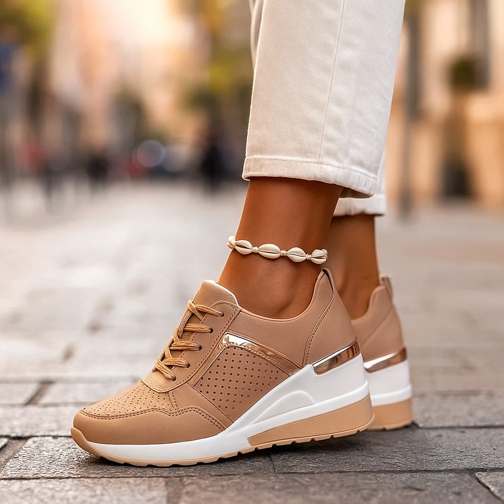 Abiana - Comode Scarpa Da Ginnastica Con Zeppa