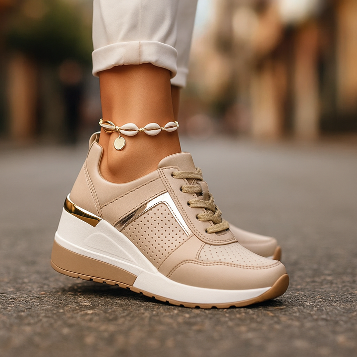 Abiana - Comode Scarpa Da Ginnastica Con Zeppa