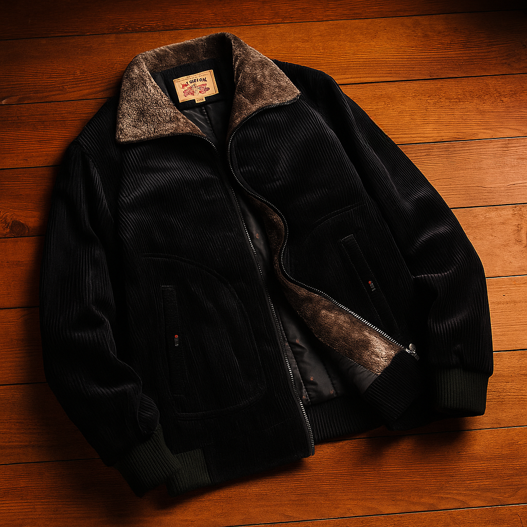 Broja - Giacca Casual In Velluto A Coste Con Zip
