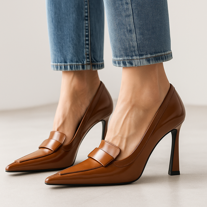 Nishadi - Comode Scarpe Con Tacco Alto In Pelle
